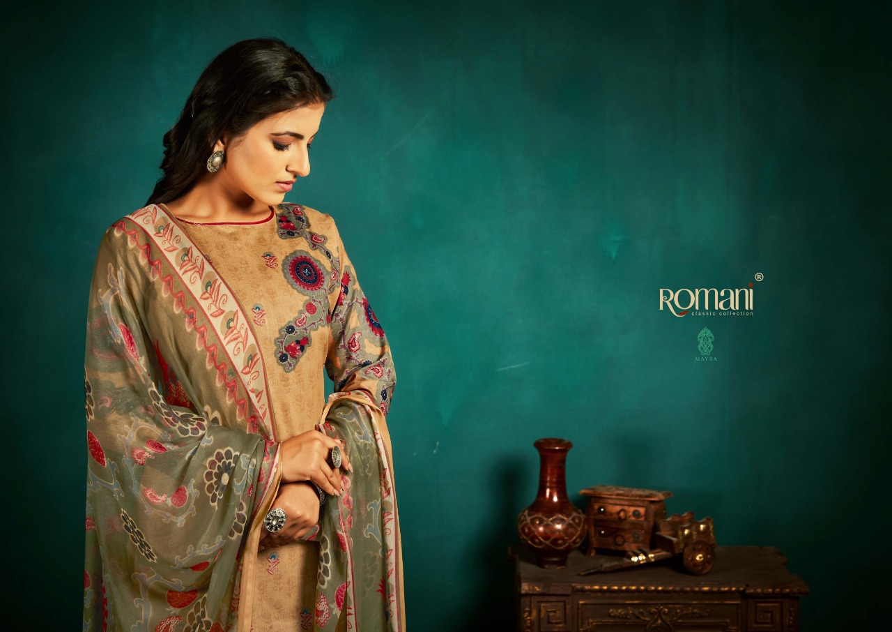 romani mayra cotton exclusive print salwar suit catalog