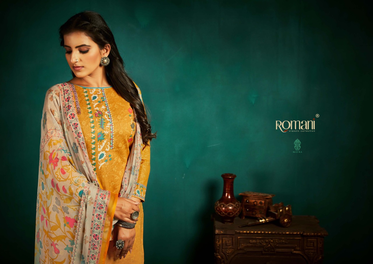 romani mayra cotton exclusive print salwar suit catalog