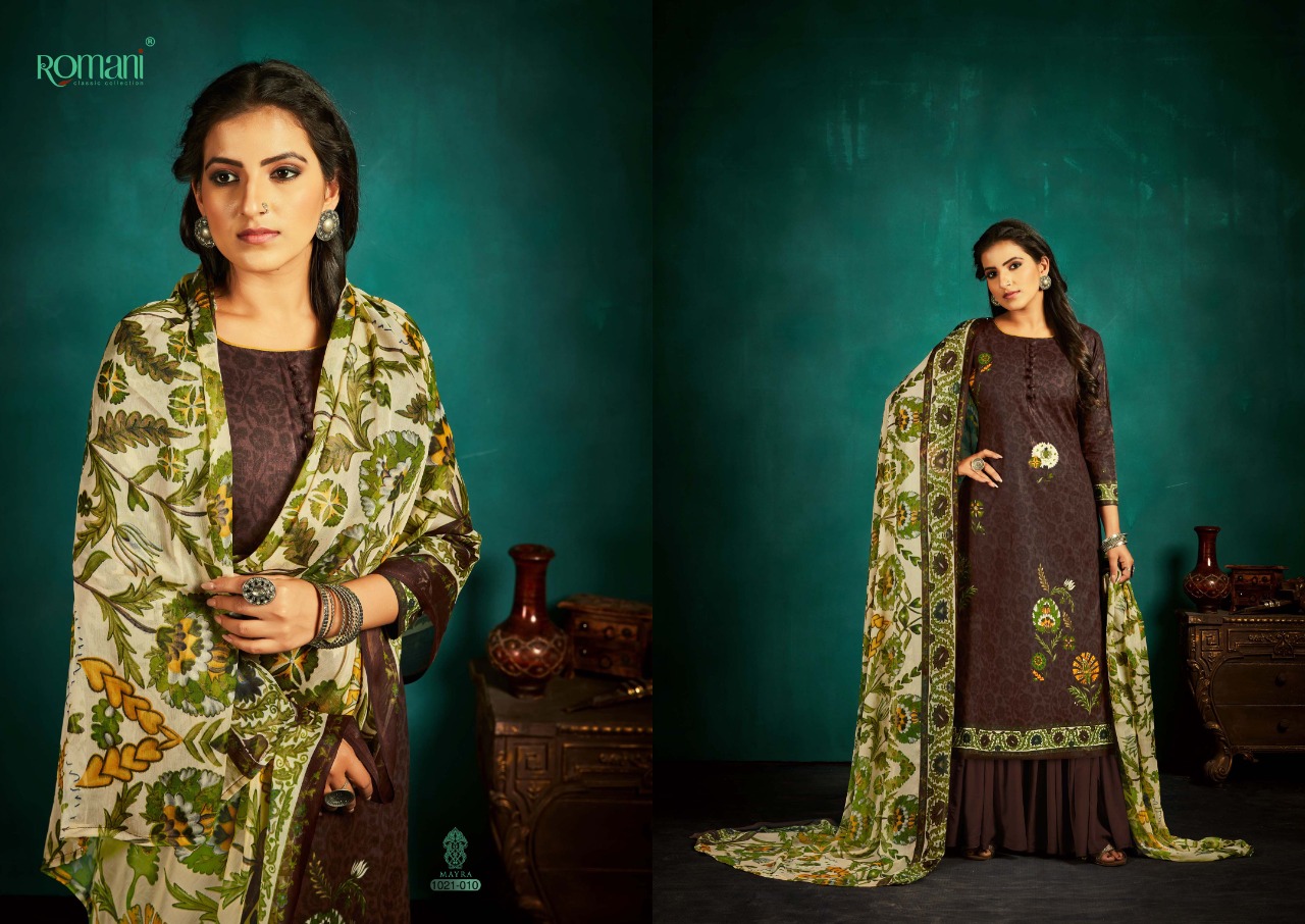 romani mayra cotton exclusive print salwar suit catalog