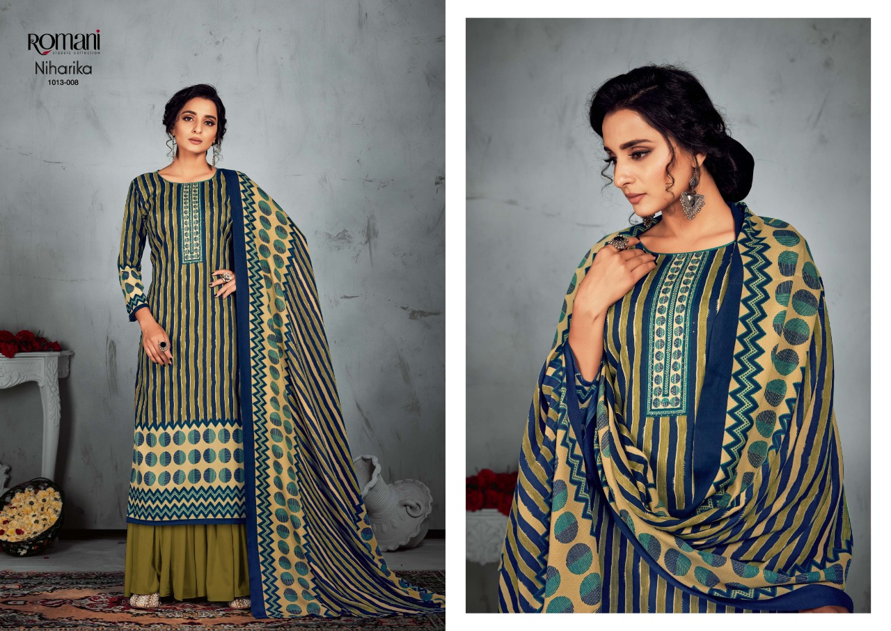 romani niharika cotton exclusive print salwar suit catalog