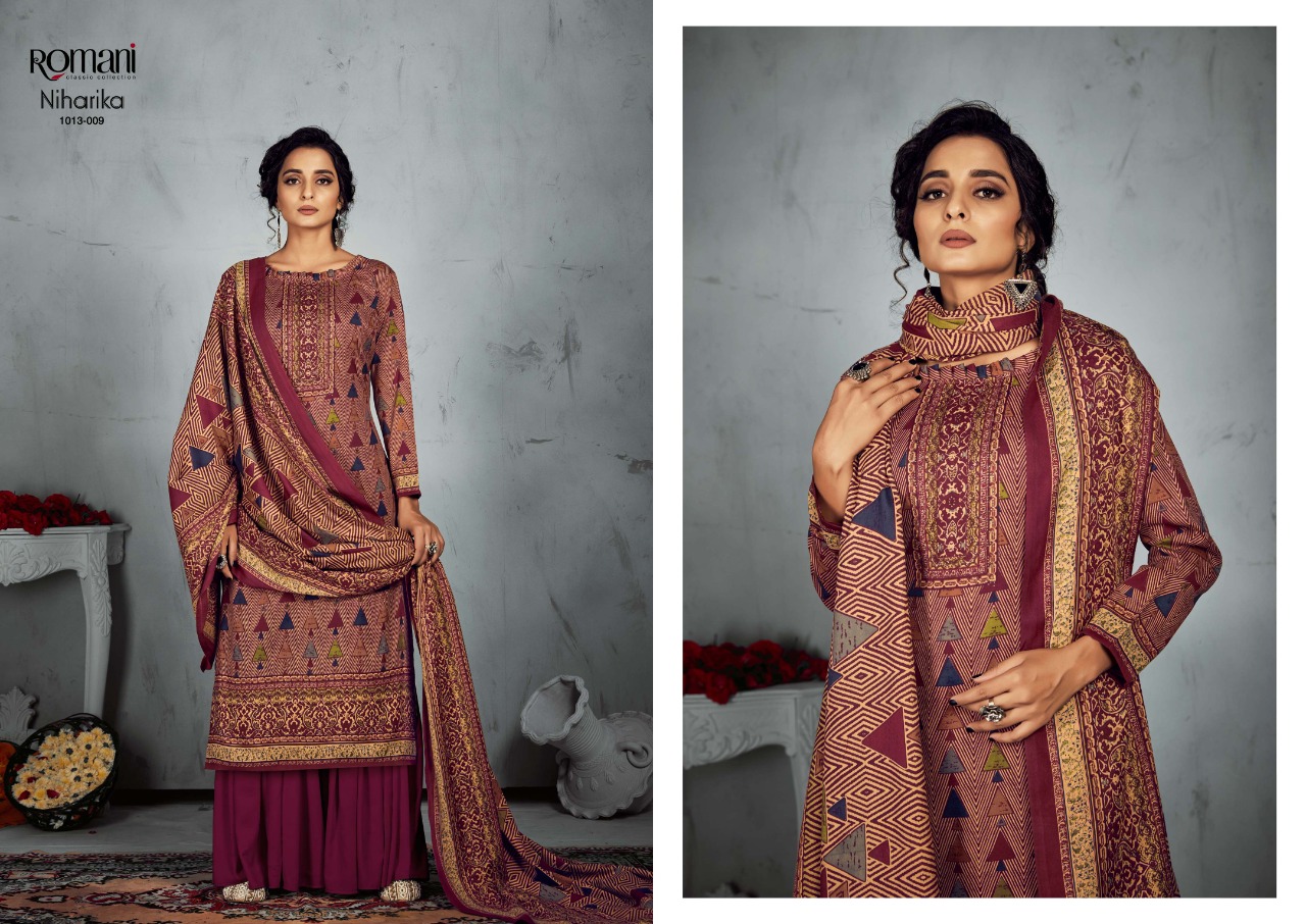 romani niharika cotton exclusive print salwar suit catalog