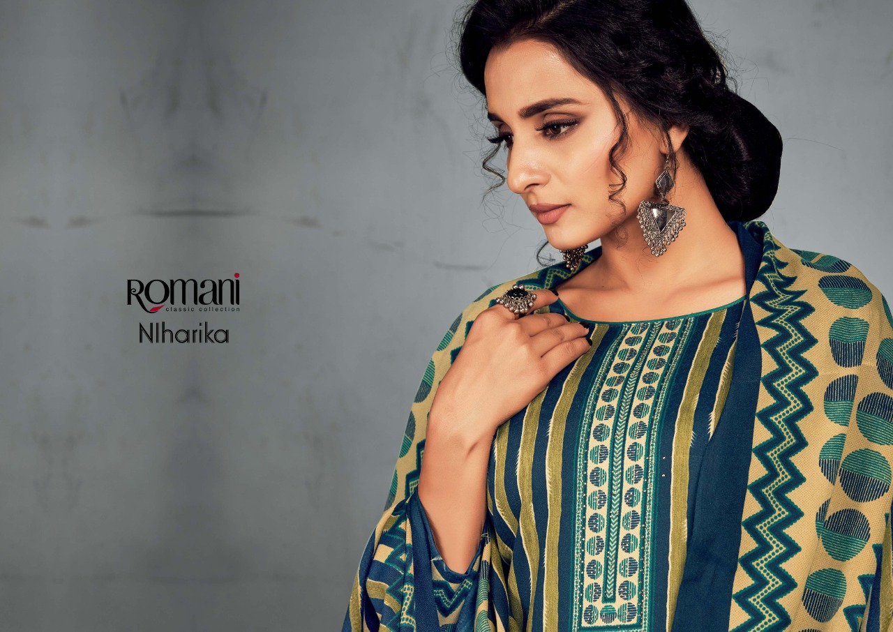 romani niharika cotton exclusive print salwar suit catalog