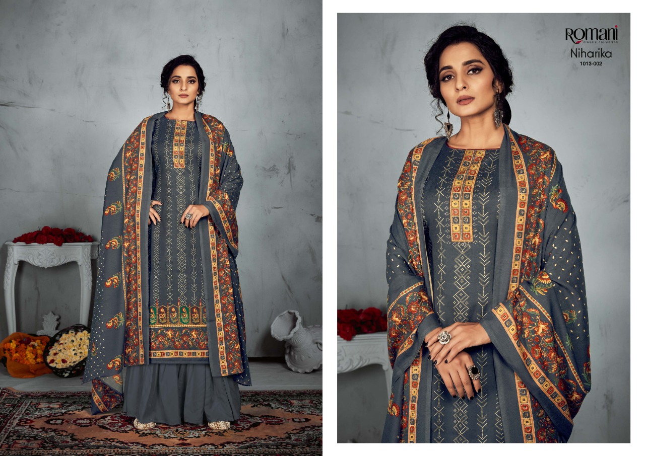 romani niharika cotton exclusive print salwar suit catalog