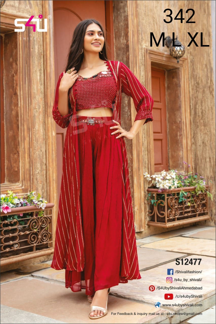 s4u s4u 342 fancy classic trendy look indo western size set