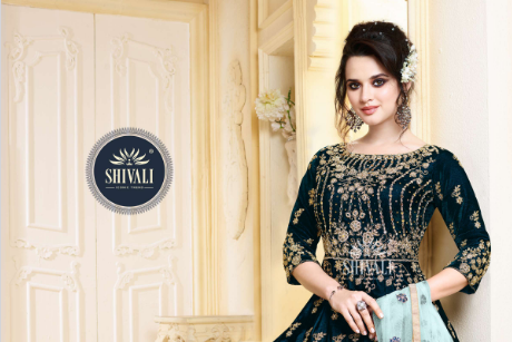 s4u shivali rihanna vol 3 festive look lehngha catalog