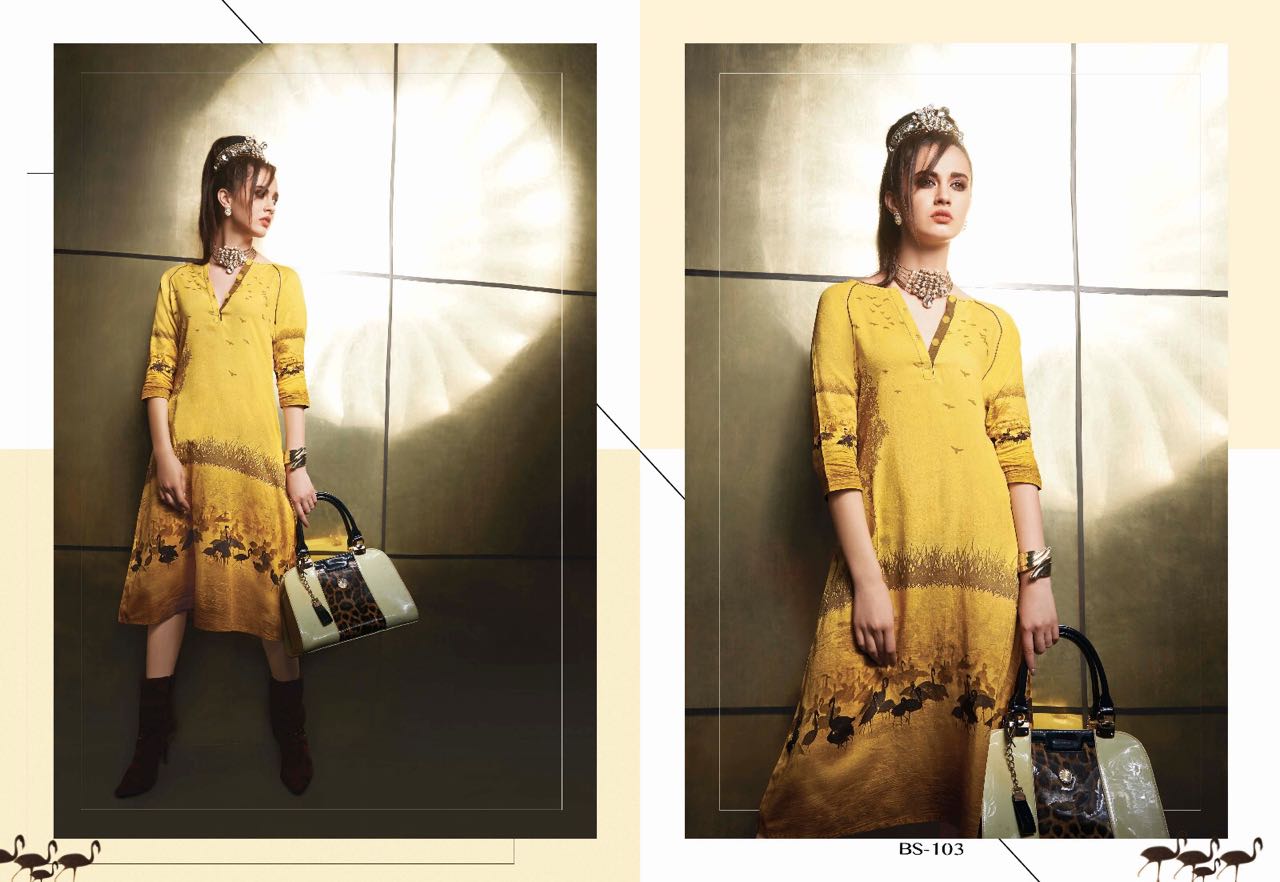 sahiba misha Misha blossom cotton catchy look kurti catalog