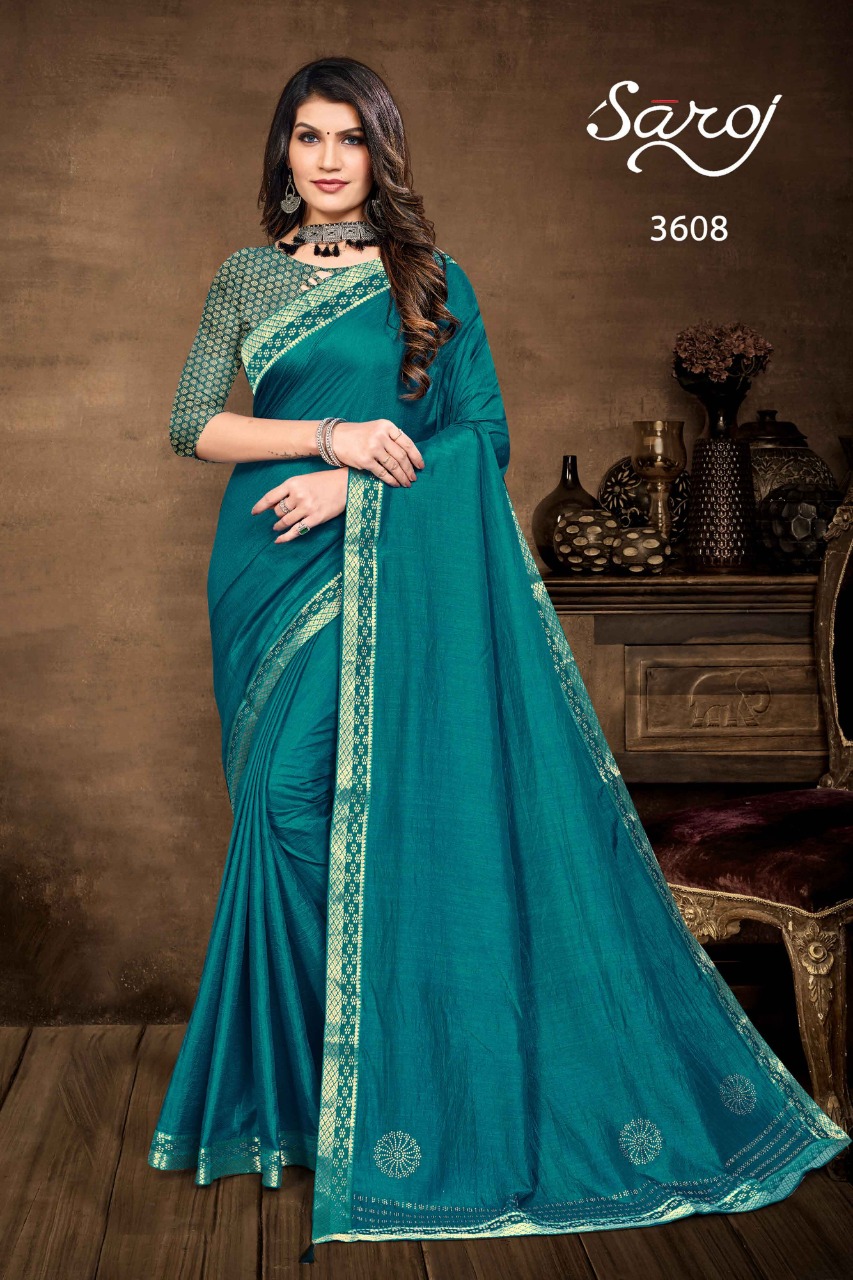 saroj saree kit ket vichitra silk gorgeous look saree catalog