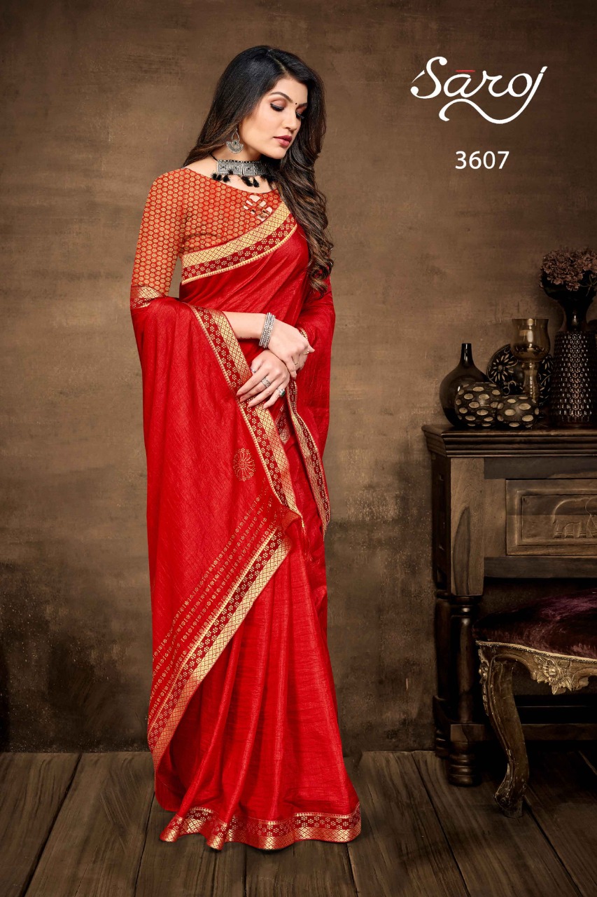 saroj saree kit ket vichitra silk gorgeous look saree catalog