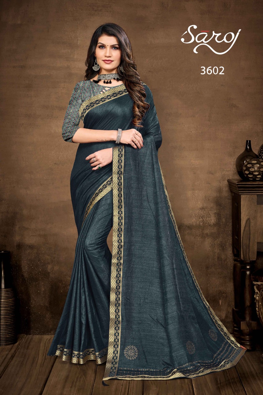 saroj saree kit ket vichitra silk gorgeous look saree catalog