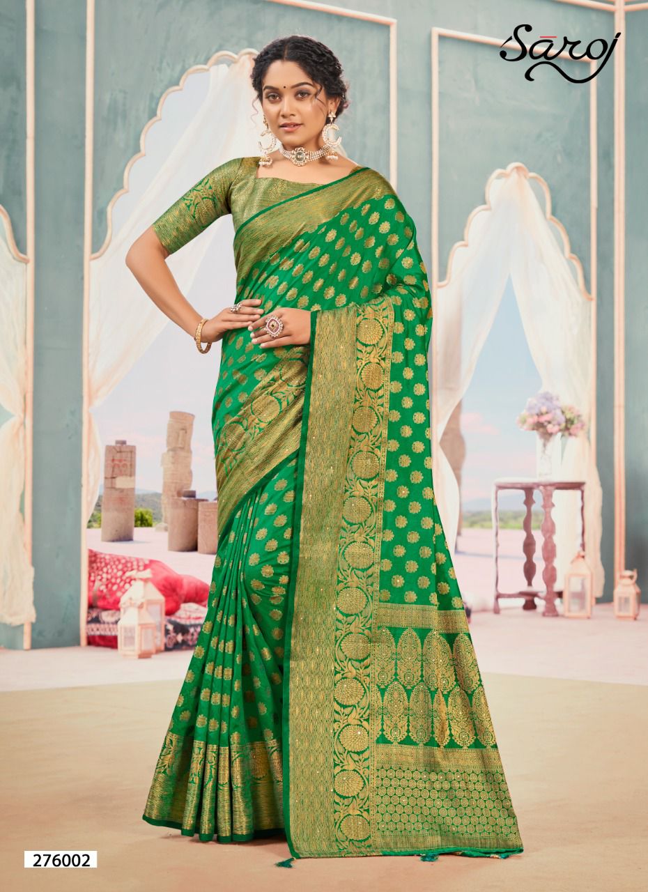 saroj saree reshma silk gorgeous look saree catalog