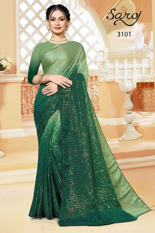 saroj saree valentine silk innovative style saree catalog