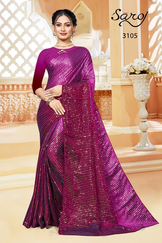 saroj saree valentine silk innovative style saree catalog