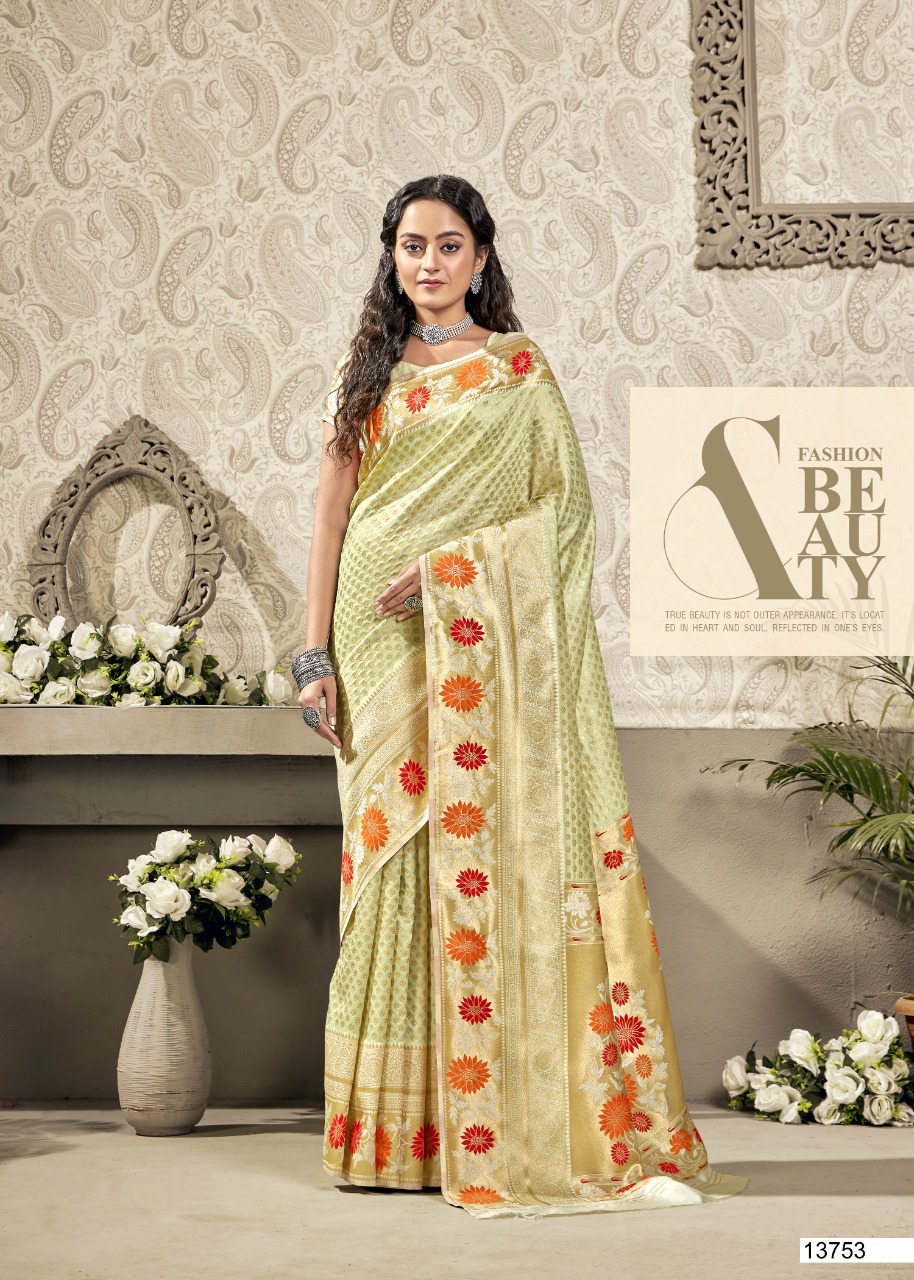 shakunt chandrakala art silk elegant look saree catalog