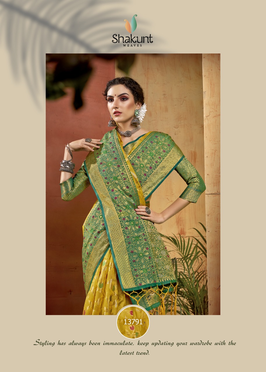 shakunt deepjyoti cotton regal look saree catalog