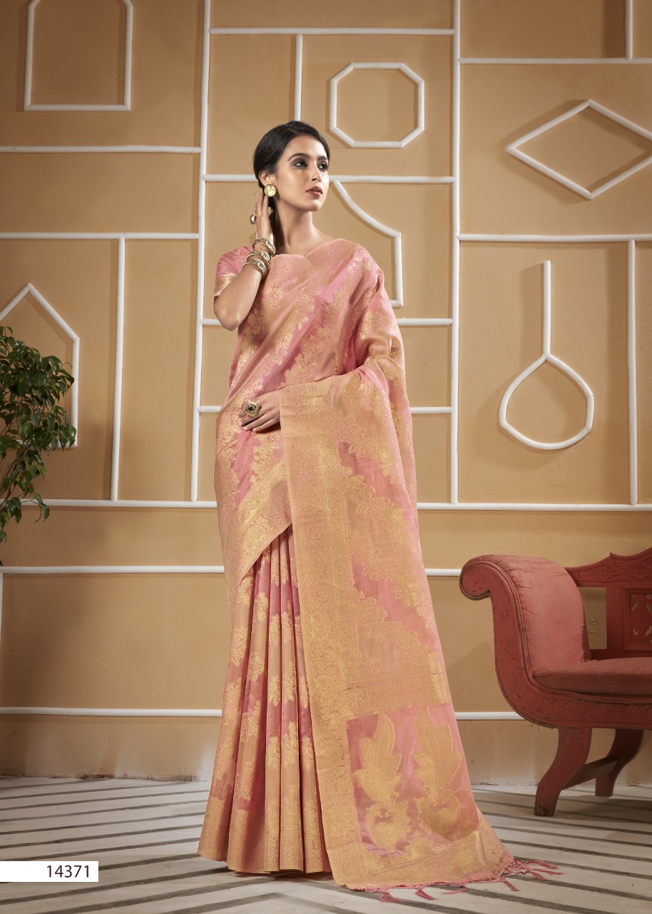 shakunt SKS ORG 551 organza regal look saree catalog