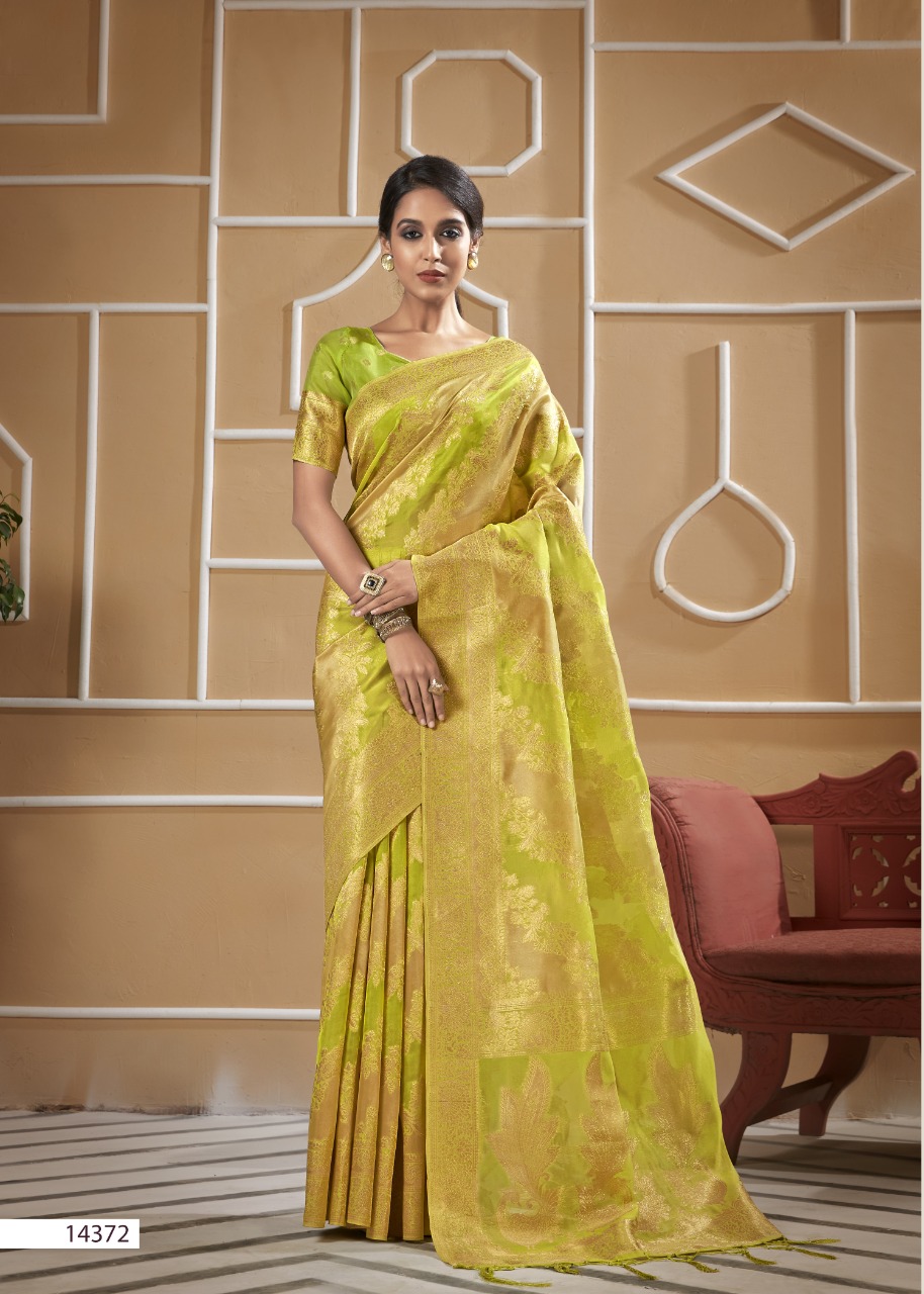 shakunt SKS ORG 551 organza regal look saree catalog