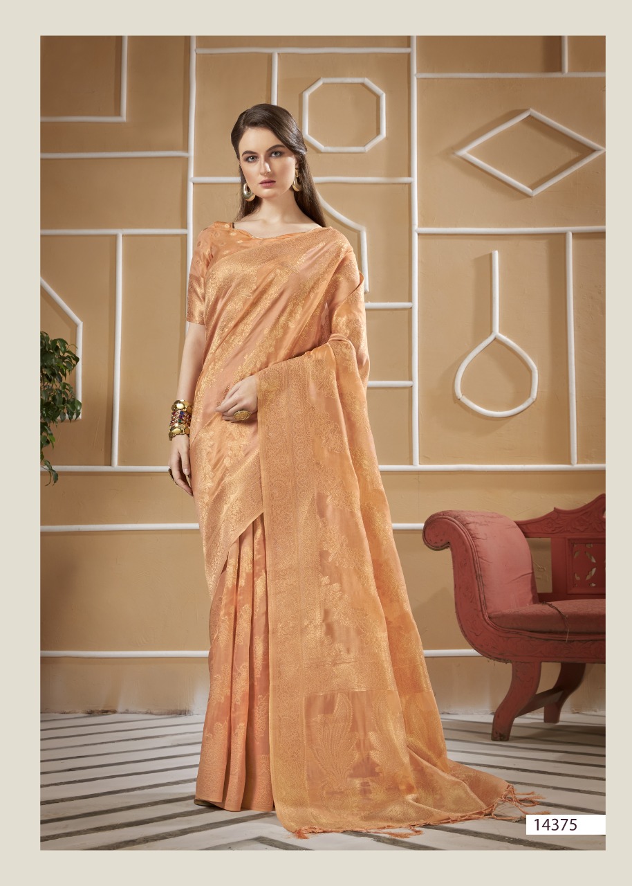 shakunt SKS ORG 551 organza regal look saree catalog