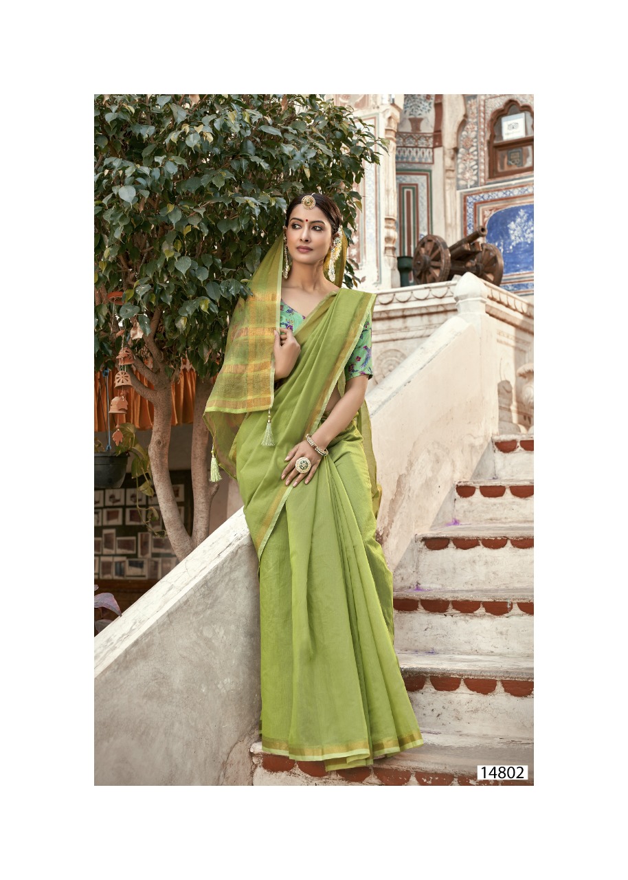 shakunt Weaves chandramallika cotton regal look saree catalog