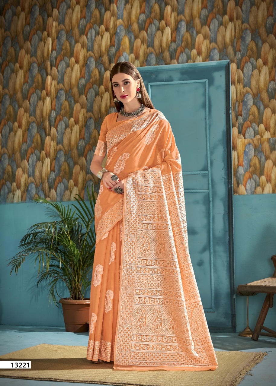 shakunt weaves SKS LINEN 3002 linen gorgeous look saree catalog