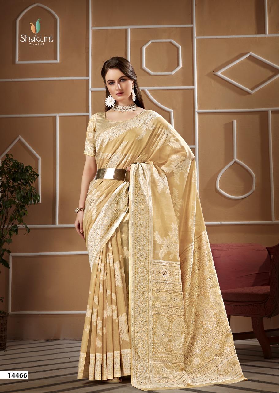 shakunt weaves SKS LINEN 3018 linen gorgeous look saree catalog