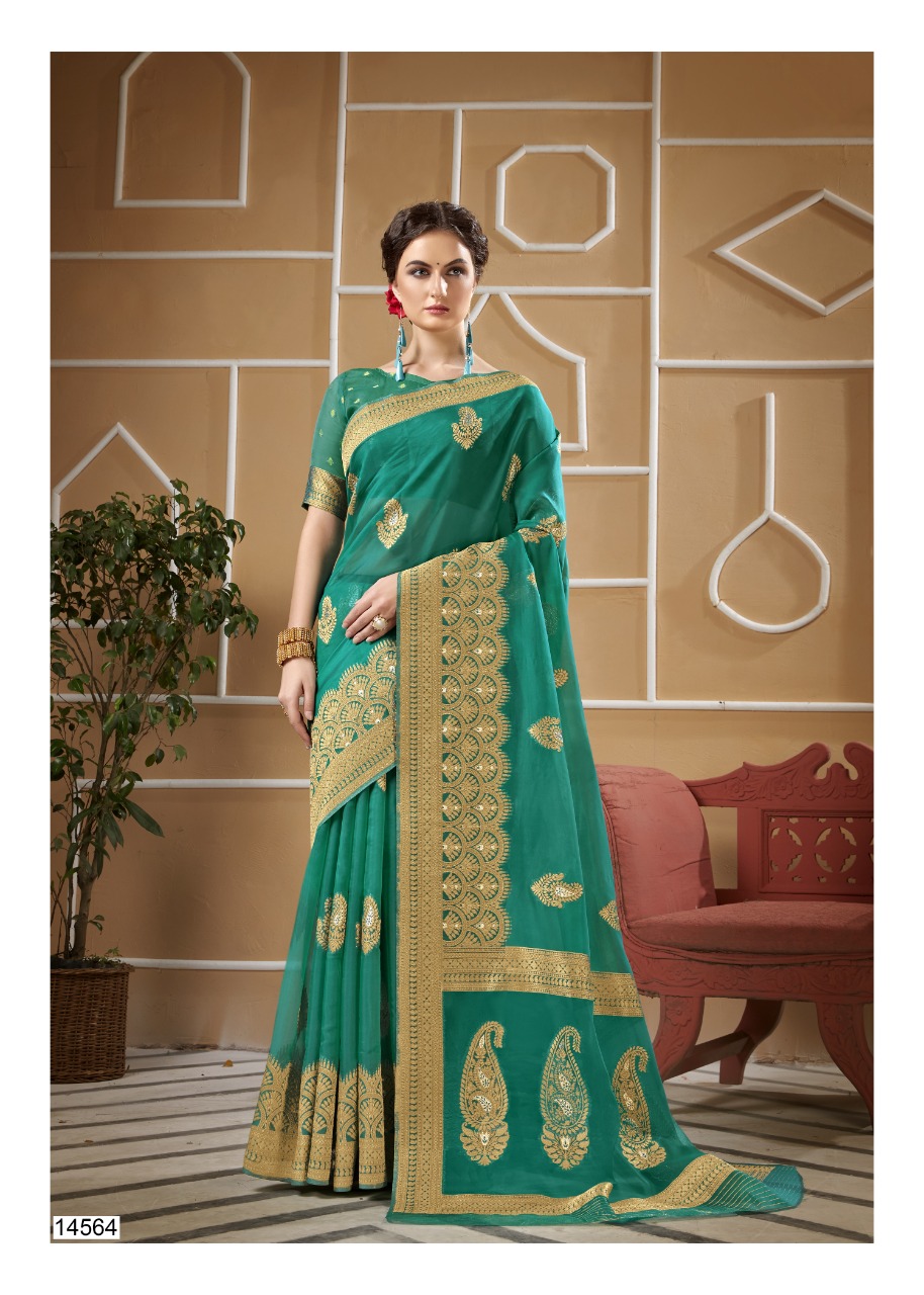 shakunt weaves sks org 539 organza elegant saree catalog