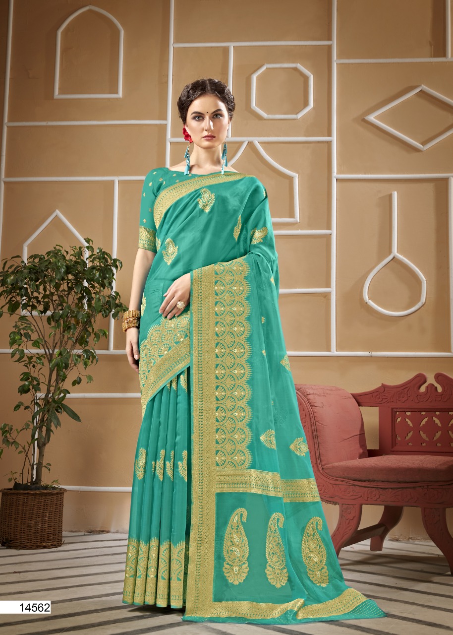 shakunt weaves sks org 539 organza elegant saree catalog