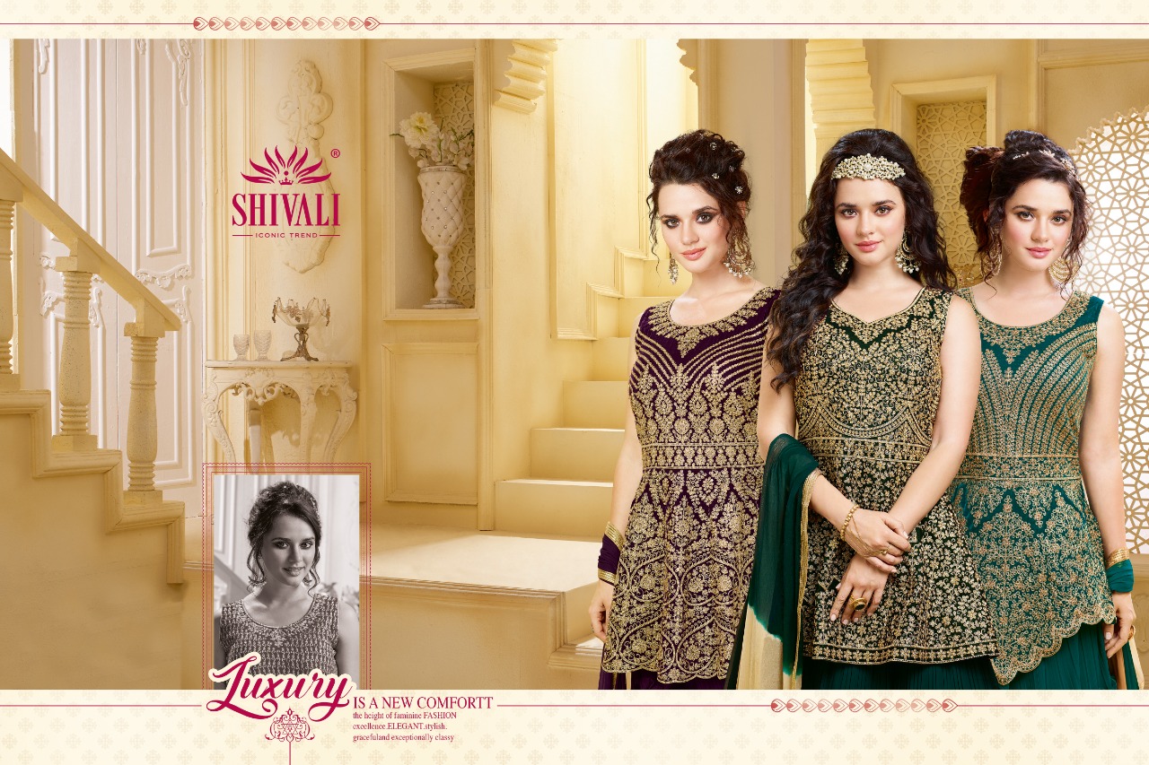 shivali velvet vol 2 velvet graceful look indo western catalog