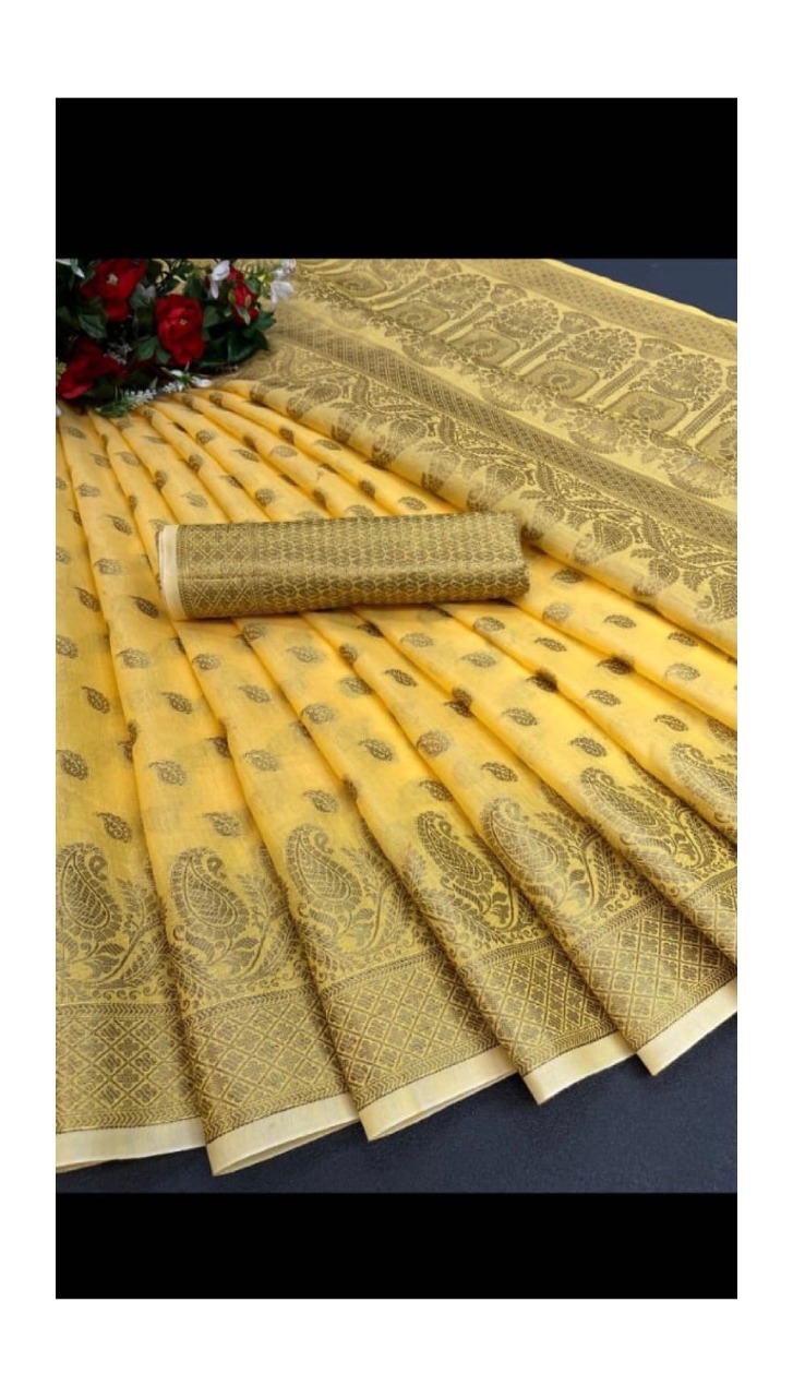 shree rana creation d no 9257 cotton  attractive saree catalog