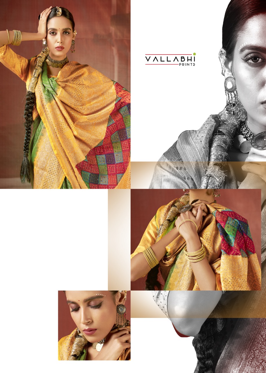 vallabhi print aayu brasso innovative style saree catalog