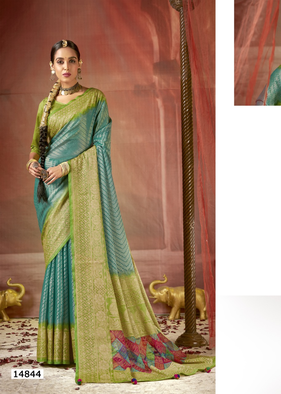 vallabhi print aayu brasso innovative style saree catalog