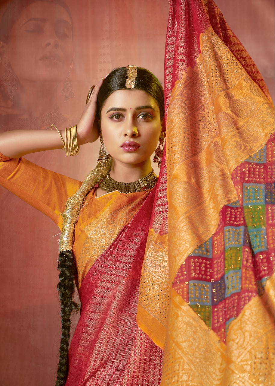 vallabhi print aayu brasso innovative style saree catalog