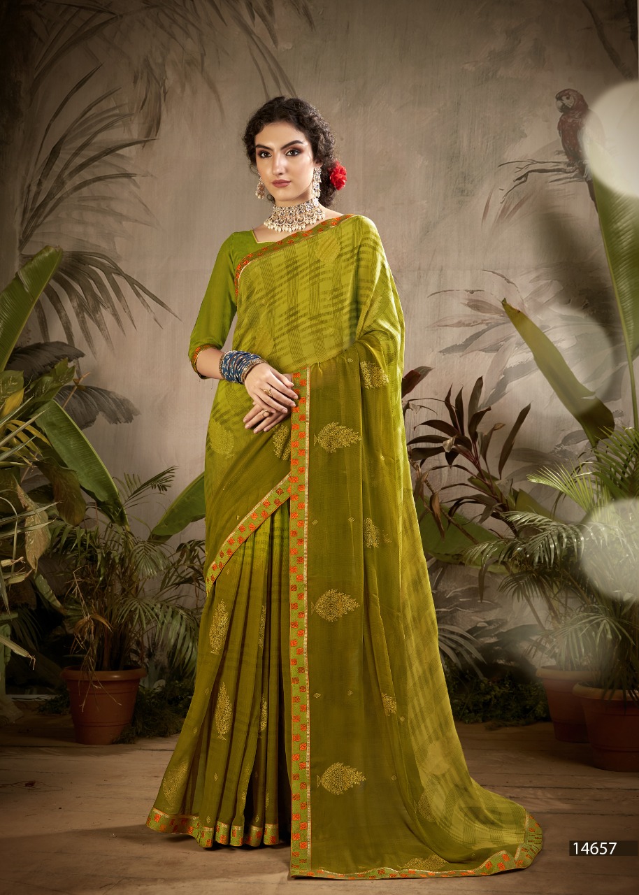 Vallabhi print alexa weightless regal look saree catalog