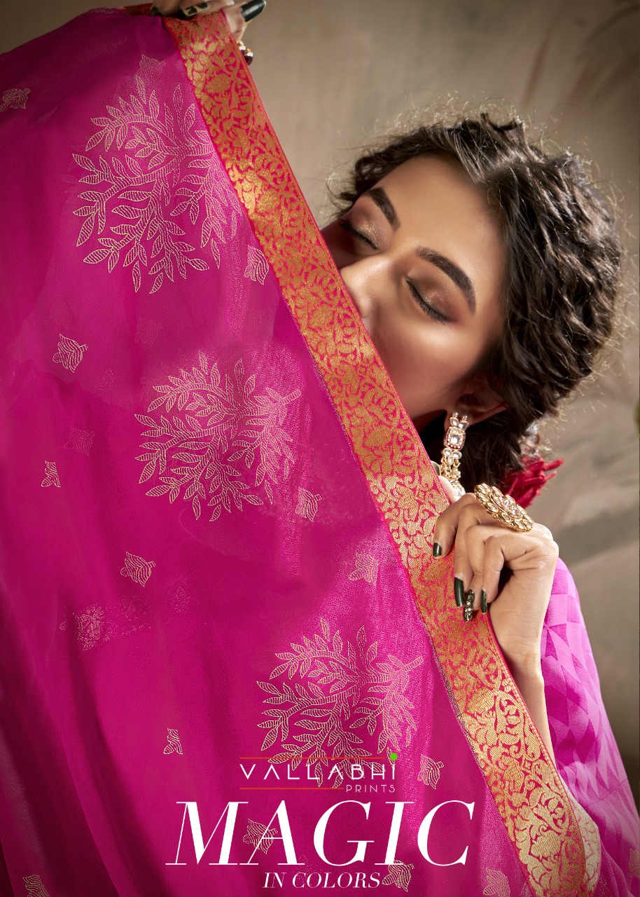 Vallabhi print alexa weightless regal look saree catalog