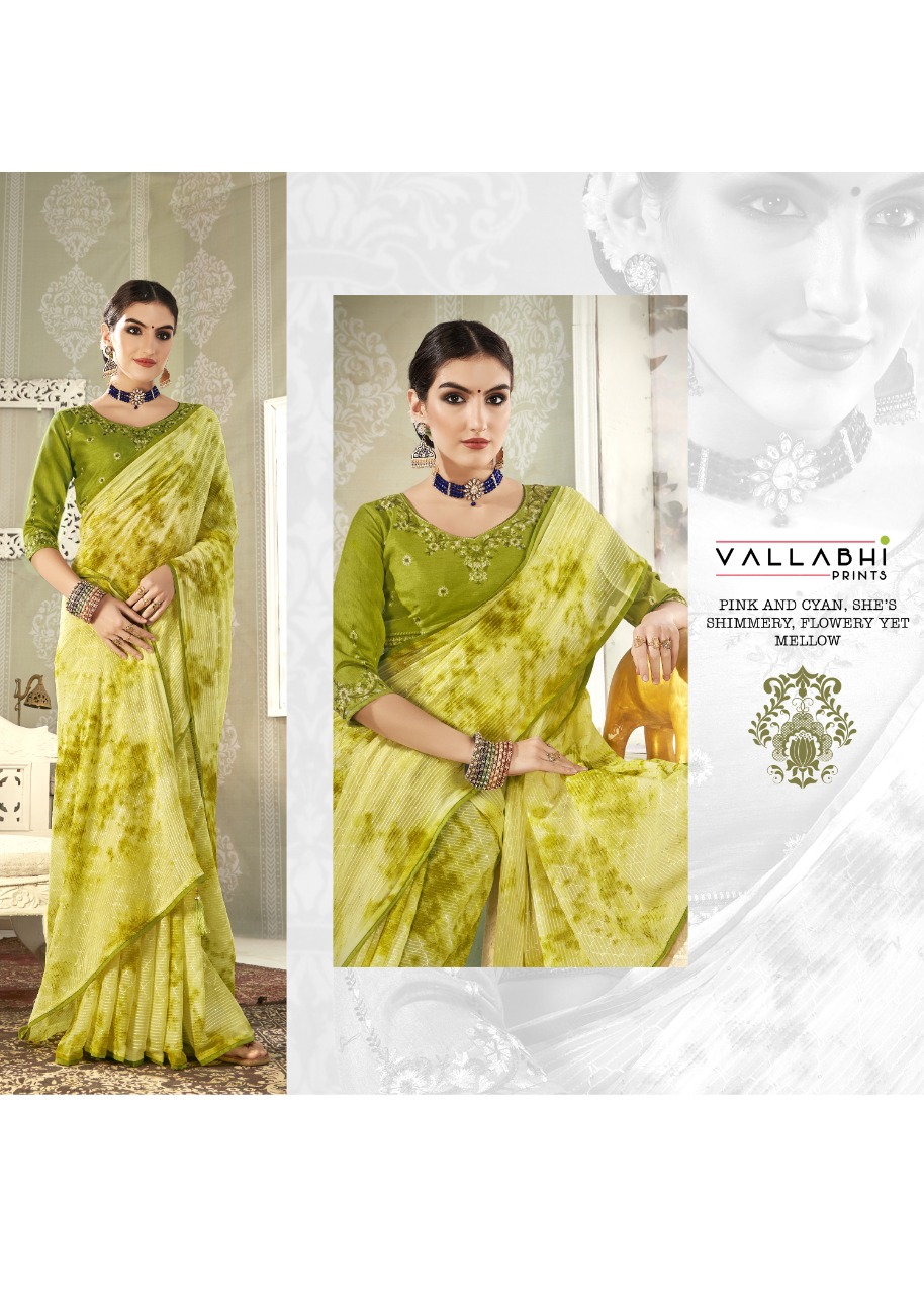 vallabhi print atharva ved crochet gorgeous look saree catalog