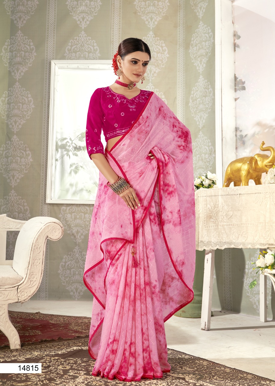 vallabhi print atharva ved crochet gorgeous look saree catalog