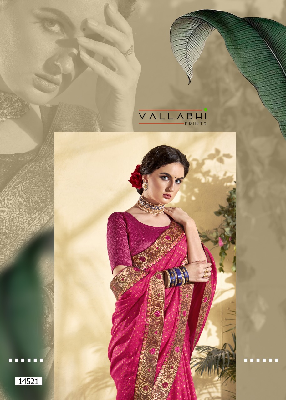 vallabhi print kuber vol 2 Vichitra Dyed graceful look saree catalog