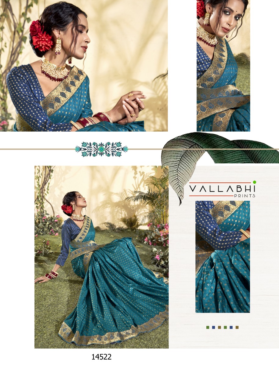 vallabhi print kuber vol 2 Vichitra Dyed graceful look saree catalog