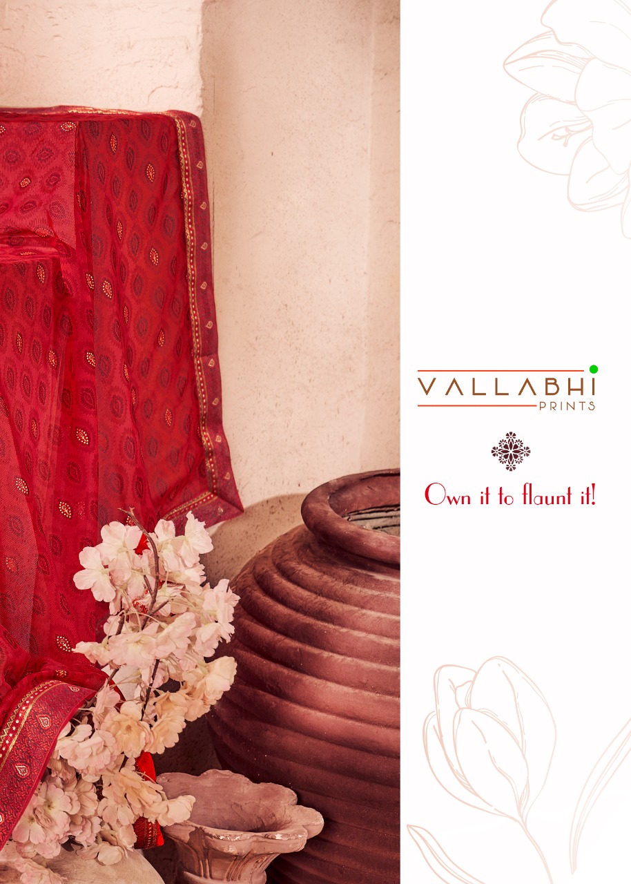 Vallabhi print prity georgette  regal look saree catalog