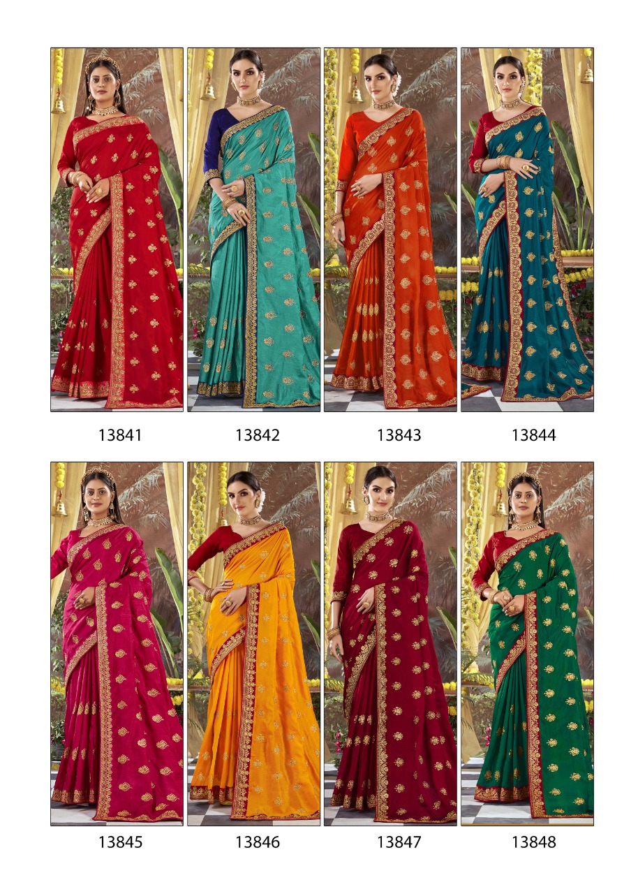 vallabhi print veedhi Vichitra Dyed graceful look saree catalog