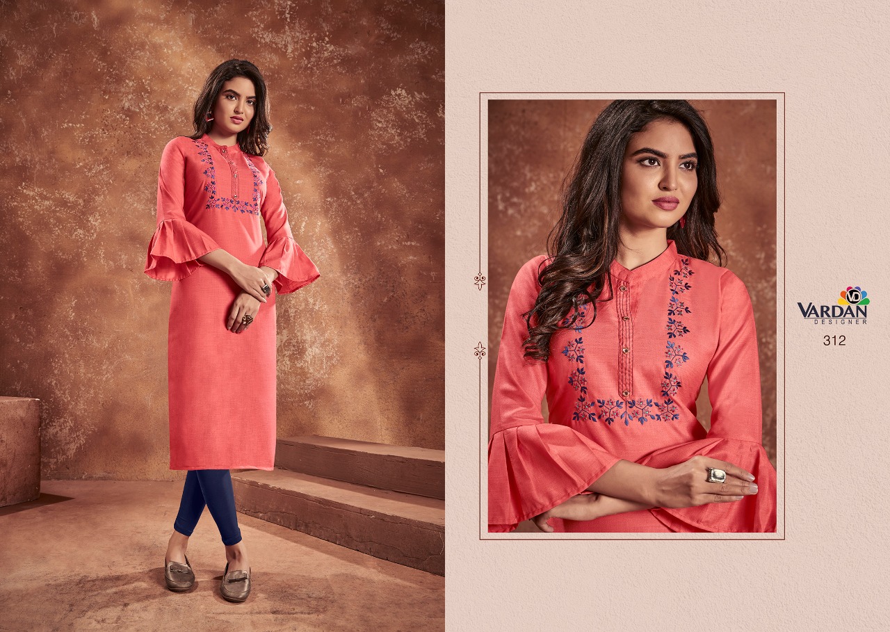 Vardan designer cloud vol 1 cotton elegant kurti catalog