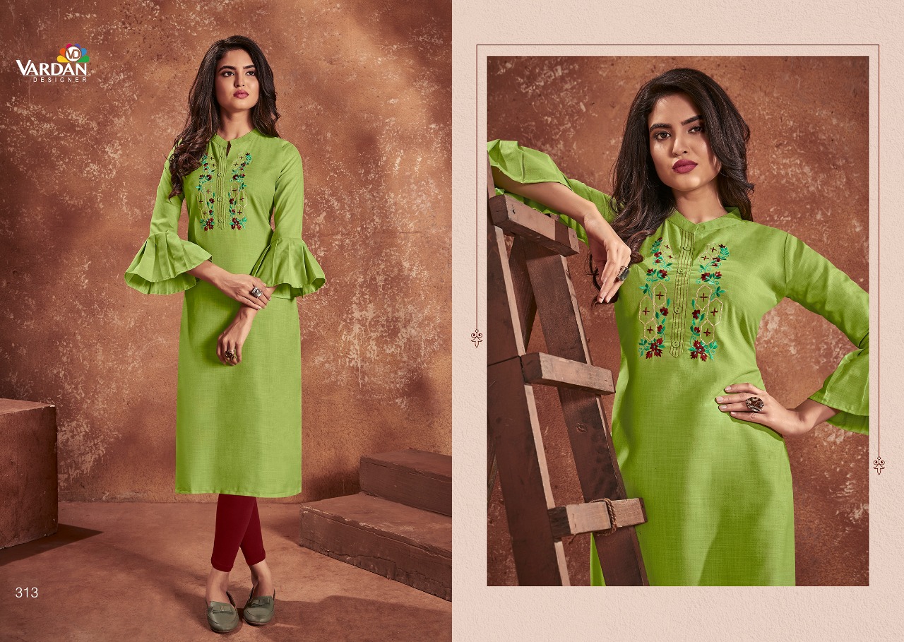 Vardan designer cloud vol 1 cotton elegant kurti catalog