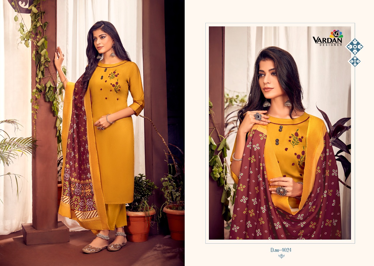 Vardan designer nagma vol 1 jam cotton elegant kurti Bottom with dupatta catalog