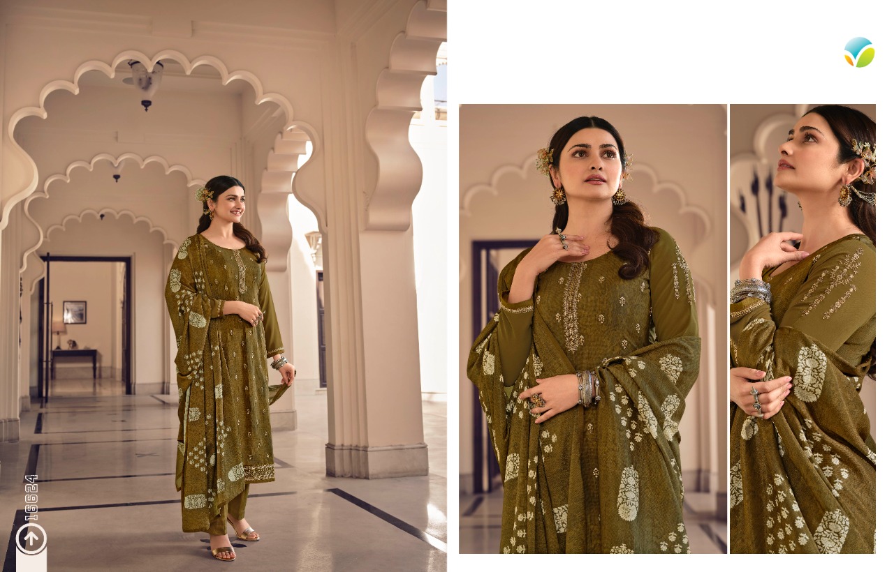 vinay fashion silkina Royal Crepe 36 Royal Crepe elegant look salwar suit catalog