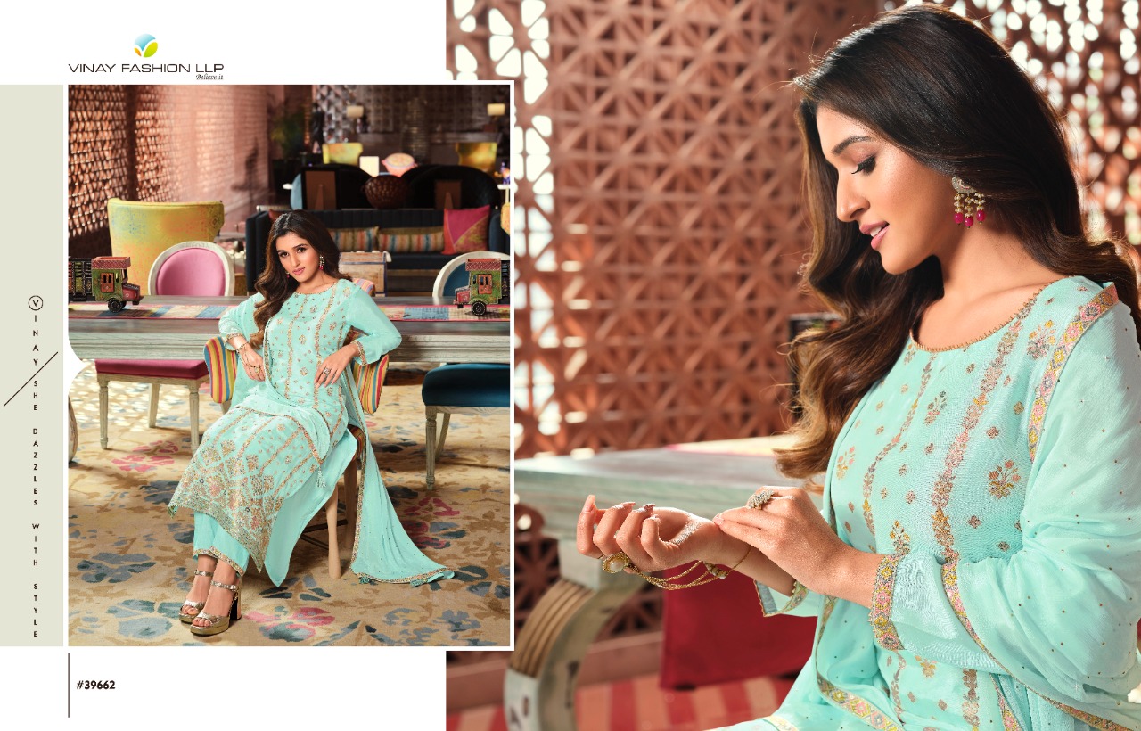 vinay fashion tumbaa shagun viscose  gorgeous look top bottom with dupatta catalog