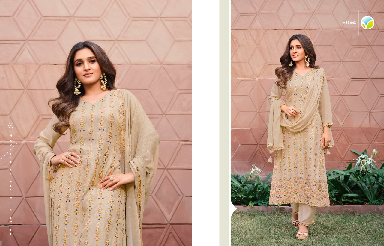 vinay fashion tumbaa shagun viscose  gorgeous look top bottom with dupatta catalog