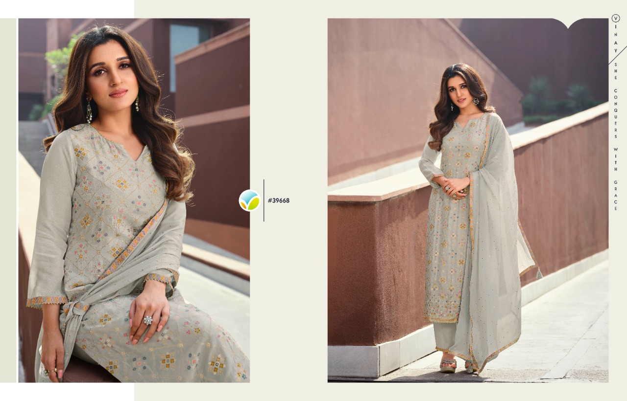 vinay fashion tumbaa shagun viscose  gorgeous look top bottom with dupatta catalog