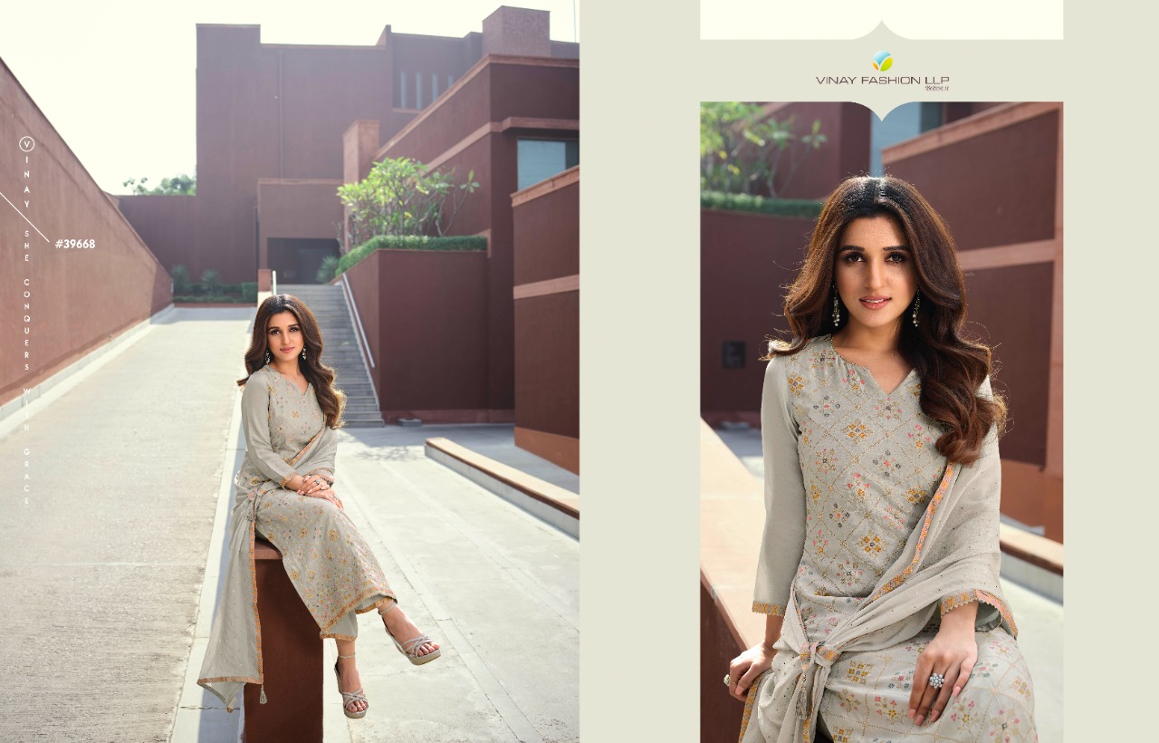 vinay fashion tumbaa shagun viscose  gorgeous look top bottom with dupatta catalog