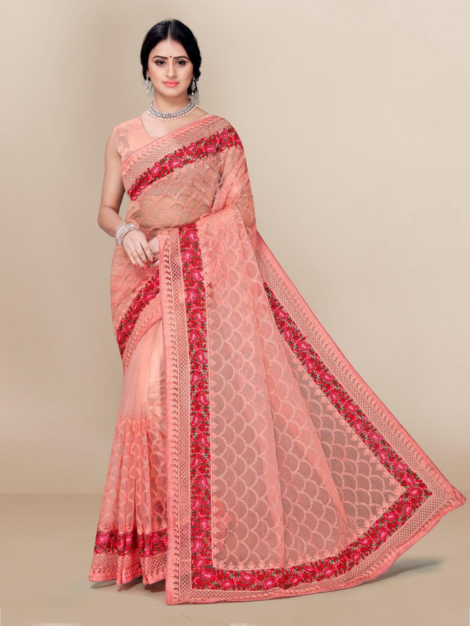 vivera international Surya Sarees soft net regal look saree catalog