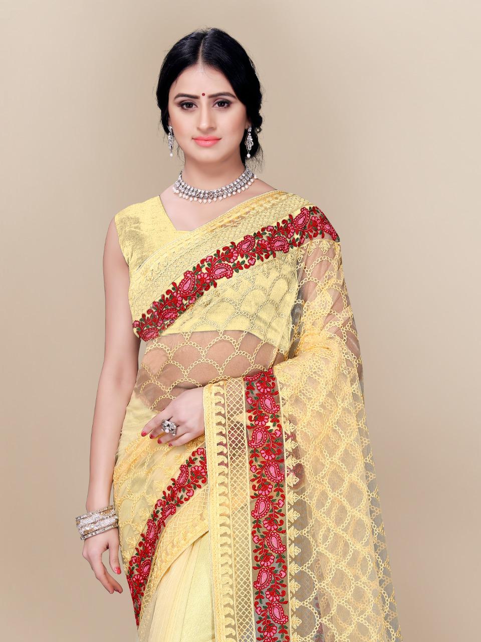 vivera international Surya Sarees soft net regal look saree catalog