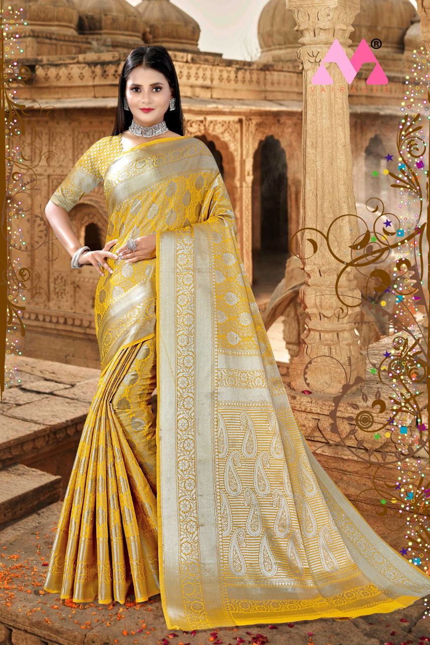 vivera international Vrusti 2 Sarees Kanjeevaram Silk elegant saree catalog